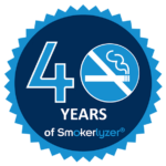40 years of smokerlyzer logo
